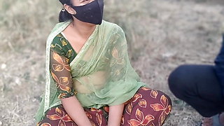 Sex on the farm by listening to notty niece joke, Fucked her uncle outdoor jungal sex with Full Hindi audio