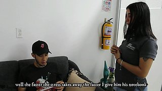 Blowjob and Deepthroat to My Horny Stepbrother Cum-mouth - Porn in Spanish