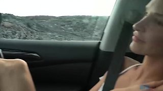 Emma Hix sucks your cock in the car (POV Style)