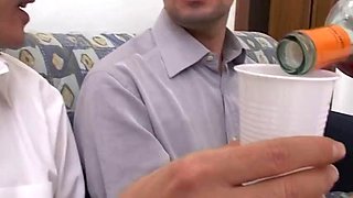 Amateur threesome for a sexy slut wife who wants to fuck with two big hard and tireless cocks