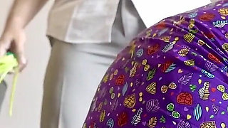 Petite Cute Girl Punished by House Owner