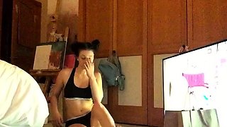Brunette Solo Webcam Masturbation
