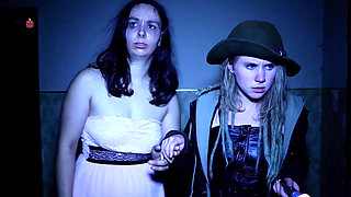 Dark House Scene 1 of 4 - Two Girls Get Lost in an Old Spooky House