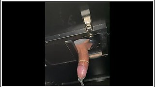 Cuckold Husband Allowed His Wife To Fuck In The Booth At The Swinger Party