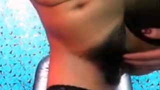 Hairy Amateur Webcam Girl Masturbating