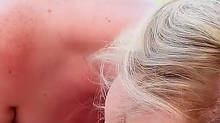 Nymphomaniac German Teen Let Stranger Fuck Her Without Condom at Beach