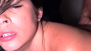 My Stepsister with Her Nudes & Cum on Her Face