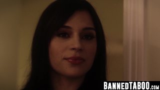 Clarke Kent reluctantly seduces step-daughter Aria Valencia in forbidden fuck