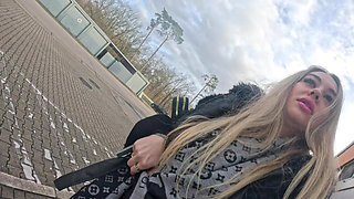 My Hottest Piss in the Public Toilet!