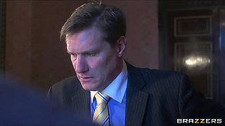 UK prime minster blackmailed into fucking big-tit slut Emma Butt