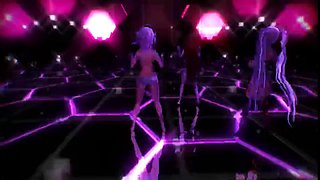Out of this world shemale dances and bounces her cock
