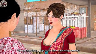 Stepson gets frisky with step-auntie after licking a special capsule