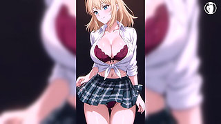 Naughty Blonde Shaking Her Horny Ass in Her Pussy