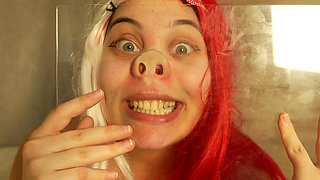 Pig Nose Challenge - Glass POV Fun