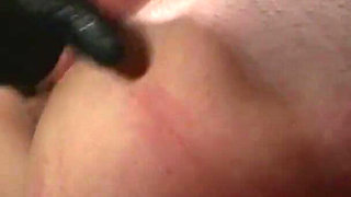 German BDSM fisting her pussy