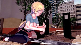 THREE DIMENSIONAL MANGA PORN - IMMENSE-BOOBED HOTTY - FABULOUS BUTT-CHEEKS - GIGANTIC BUTT pornography