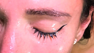 Hardest Throat Fuck with Gagging, Spitting and Humilation