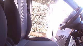 Your Stepmom Wants You to Watch Her Driving and Masturbate for Her!