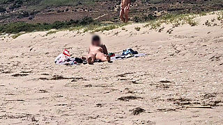 On the Beach a Stranger Masturbates While Looking at Me