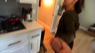 Busty Latina Hailey Rose Fucked Hard in Dark Alley - Public Street Sex