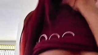 Blowjob Is so Good My Dick Will Explode - Hot Redhead Latina Gets in Hardcore Cowgirl Ride and Doggy Style in POV