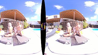 Blonde teens naughty public masturbation outdoors