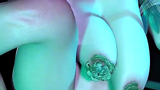 Pixel Fantasy: the Big Boob Goddess Returns - 3D Animation Hentai