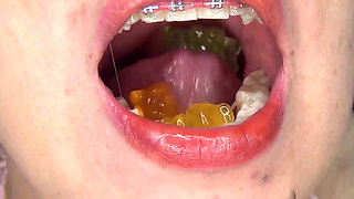 Swallowing Large Gummy Bears, Putting Them in the Vagina