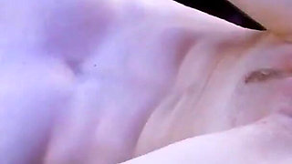 After college 18 year old Pauline Cooper a slut with shaved pussy fucks a big cock with her pussy on the beach