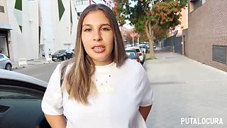 Young Spanish girl Zivanka with huge natural ass gets fucked hard by Torbe in bedroom - big tits, doggystyle, cum in mouth