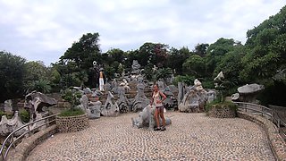Crocodiles feeding and amateur Thai girlfriend ass spanking