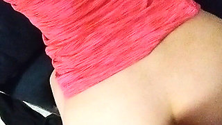 Girlfriend Do Handjob When I Fuck Her Tight Pussy