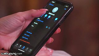 Webyoung hot friday night fingering at Emily Willis' mansion