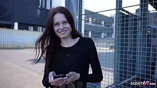 GERMAN SCOUT - Redhead Teen Peach Delina