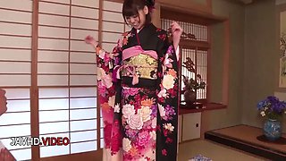 Shaved Pussy seductive Japanese woman gets fucking intense creampie by toys