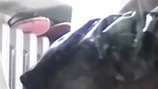 Perfect-assed MILF in Pantyhose Giving a Blowjob
