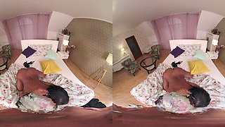 POV interracial VR porn in 4k - amateur hardcore with busty ebony Sofi