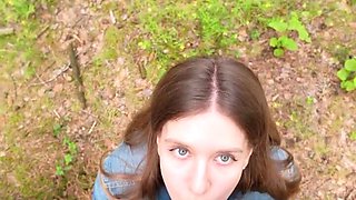 Going deep in the woods with his girlfriend and  banging her