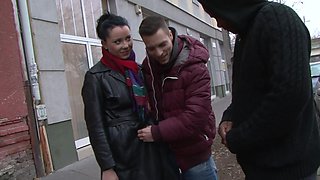 Anal-obsessed Iljimae indulges in a wild threesome with his sultry wife and her huge black dick