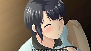 Hajimete No Hitozuma horny from fingering and begs for creampie - Hentai