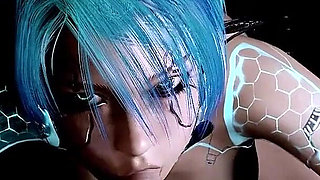 Sex Robot Fucked in the Bus POV