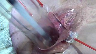 10 Far Spread Pussy Close up Fucking with Lamp 1000 Watt