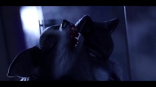 Animated fox and wolf have wild and passionate sex in new furry porn video