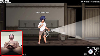 Giant and busty Japanese gives me a titjob and... (Houkago no Onigokko Gameplay6)