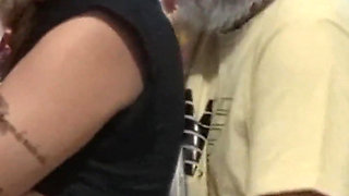 Student Girl Gets Cum on New York Subway Train.