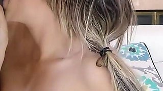 Big Black Cock Fucks Interracial Blonde Skinny Teen Zoe and Cum in Mouth