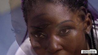 Exciting ebony cutie sex spicy story