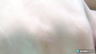 An awesome outdoor solo play with a big-boobed chick Cat Bangles