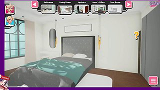 My stepmom NAKED in the BATHTUB at my own HOUSE. Too much soap and water, he asks me for help to rub. Mother in Lust Ep 4