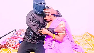 Desi Stepmom with Huge Boobs Fucks Hard with Step Son